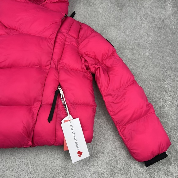 NEW Obermeyer Isla Jacket Teen Girl's Small Size 8 Pink Puffer‎ Snow 31101 - Picture 3 of 13